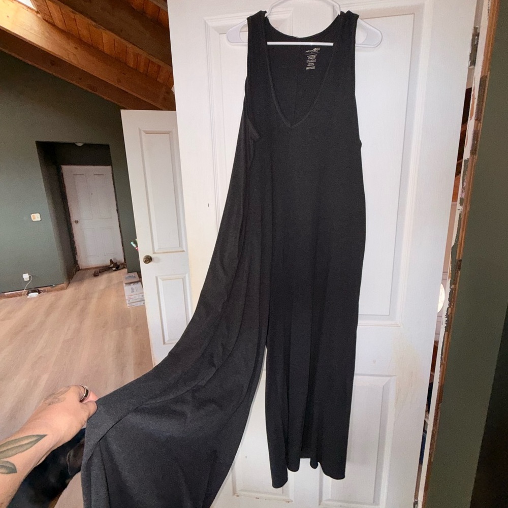 NATURAL LIFE Black Flowy Jumpsuit